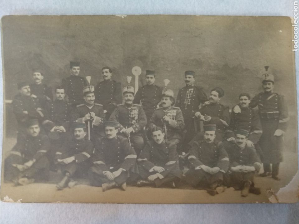 Militaria: Foto postal militar.