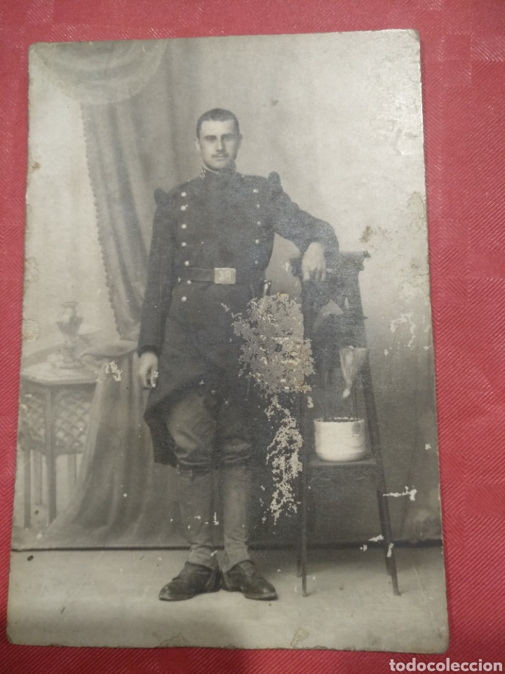 Militaria: Fotograf&iacute;a postal militar. 28