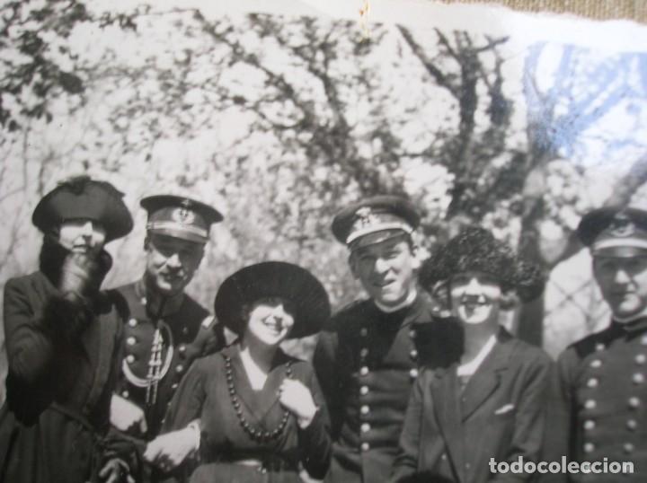Militaria: MUY BELLA FOTOGRAFIA ORIGINAL DE OFICIALES ALFONSINOS. PRINCIPIOS DE SIGLO XX.