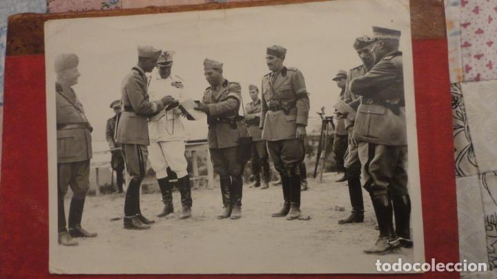 Militaria: FOTOGRAFIA.PRINCIPE UMBERTO SAVOIA.RODOLFO GRAZIANI? ESERCITAZIONE  MILITARI TERRA.ABRUZZO.1938