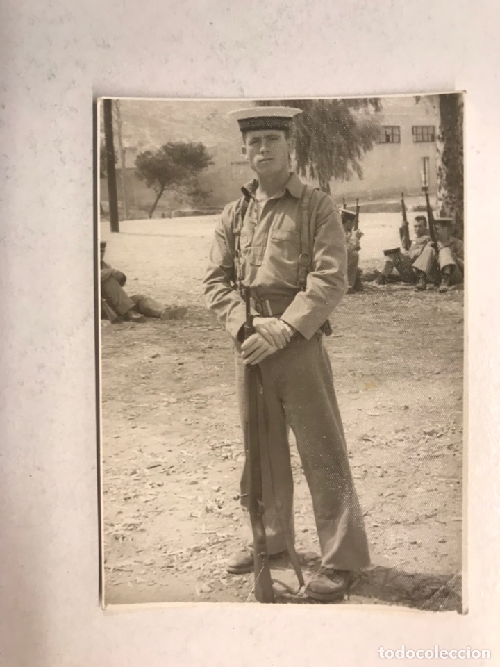 Militaria: MILITAR. CARTAGENA. Fotograf&iacute;a, Joven Soldado de la Armada Naval Espa&ntilde;ola (h.1960?)