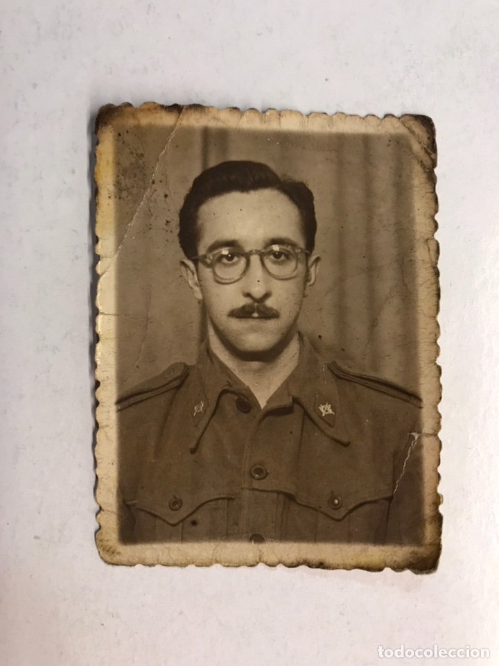 Militaria: MILITAR. Fotograf&iacute;a Soldado espa&ntilde;ol del Ej&eacute;rcito de tierra. Infanter&iacute;a (h.1950?)