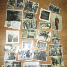 Militaria: MAGNIFICO LOTE 38 FOTOS Y POSTALES ANTIGUAS ALICANTE MILITAR FIESTAS MOTOS. Lote 188814667