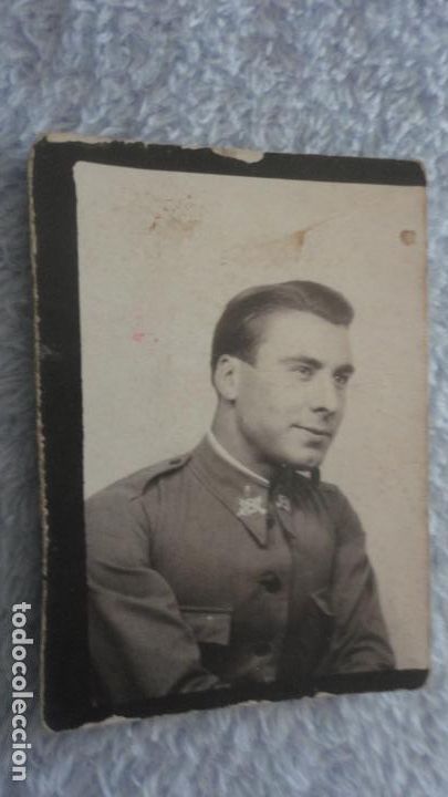 Militaria: ANTIGUA FOTOGRAFIA DE MILITAR.FOTOMATON A&Ntilde;OS 20,30?