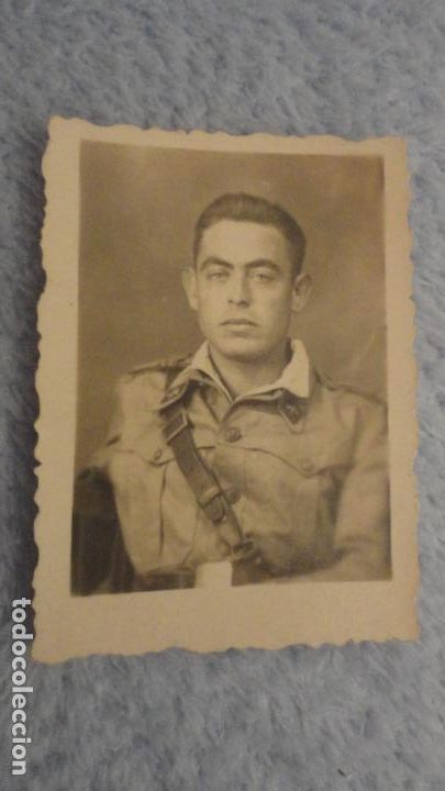 Militaria: ANTIGUA FOTOGRAFIA DE MILTAR A&Ntilde;OS 40?