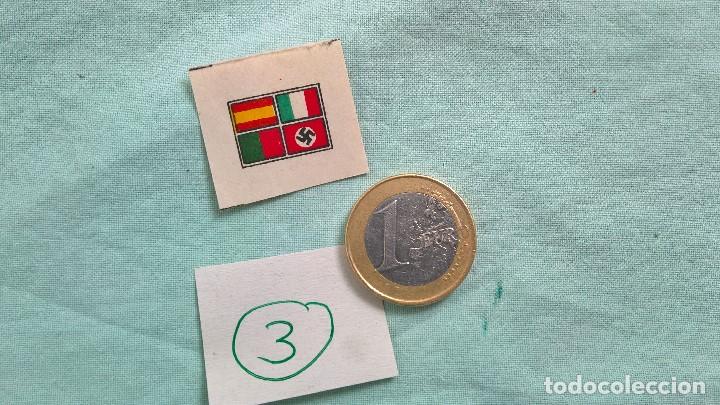 Militaria: Guerra Civil..Papel Engomado..Banderas Naciones Amigas..Nacionales..Alemania,Italia ,Portugal..