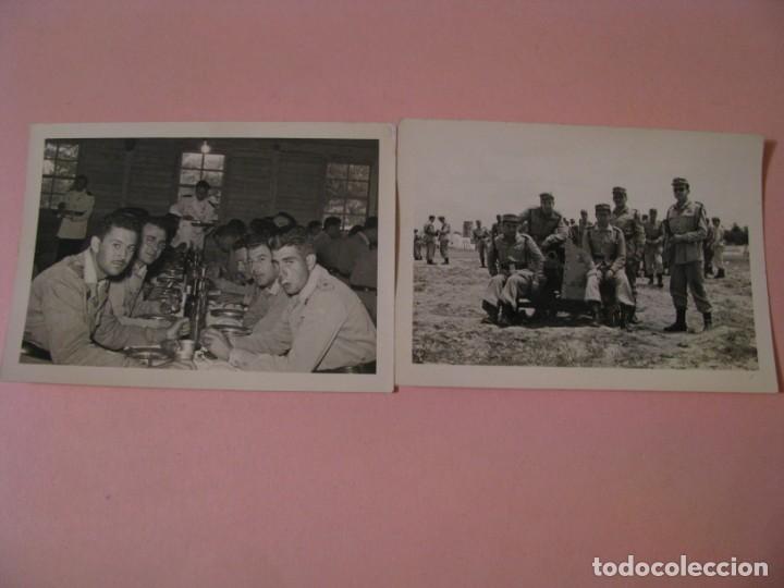 Militaria: 2 FOTOS DE MILITARES, ARTILLEROS. 1958. 10,5X7,5 CM.