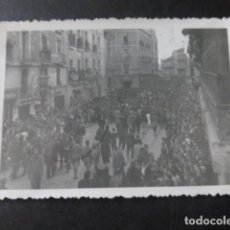 Militaria: ZARAGOZA PUBLICO EN CALLES 15 DE ABRIL DE 1938 GUERRA CIVIL FOTOGRAFIA POR SOLDADO LEGION CONDOR. Lote 191385675