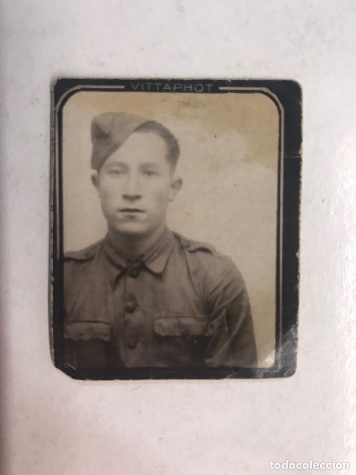 Militaria: MILITAR. SOLDADO LEGIONARIO? Fotograf&iacute;a Carnet. Medidas: 5 x 4 cm., (a.1941)