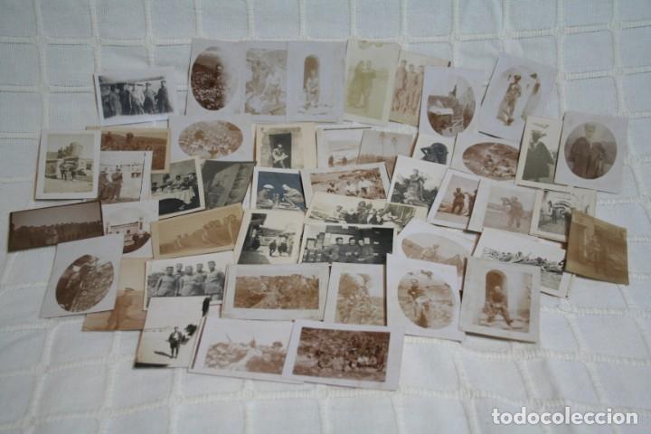 Militaria: Lote fotos militares de la guerra de &Aacute;frica
