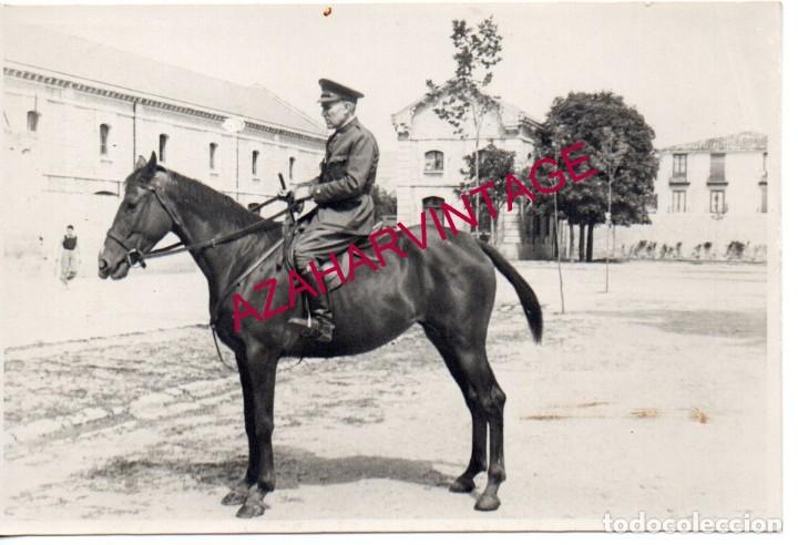 Militaria: ANTIGUA FOTOGRAFIA DE UN OFICIAL DE CABALLERIA, 105X70MM