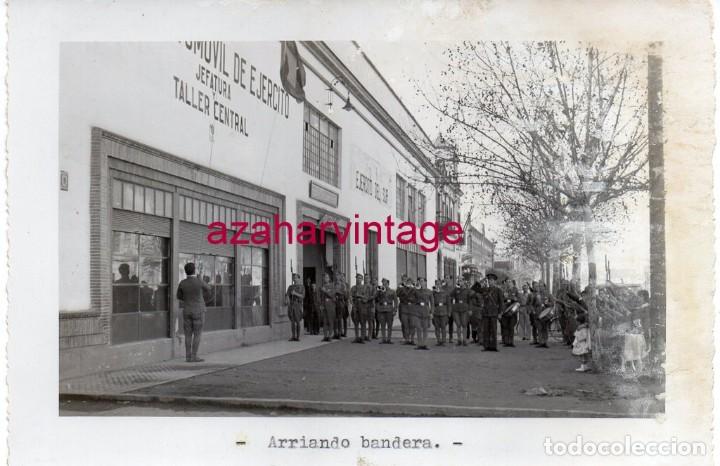 Militaria: A&Ntilde;OS 40, EJERCITO DEL SUR, AUTOMOVILISMO, ARRIANDO LA BANDERA, 178X120MM