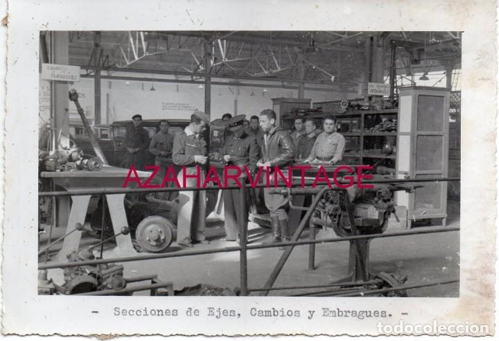 Militaria: A&Ntilde;OS 40, CUARTEL EJERCITO DEL SUR, AUTOMOVILISMO,TALLERES,128X178MM