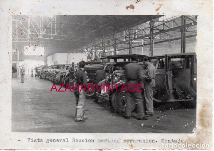 Militaria: A&Ntilde;OS 40, CUARTEL EJERCITO DEL SUR, AUTOMOVILISMO,TALLERES,128X178MM