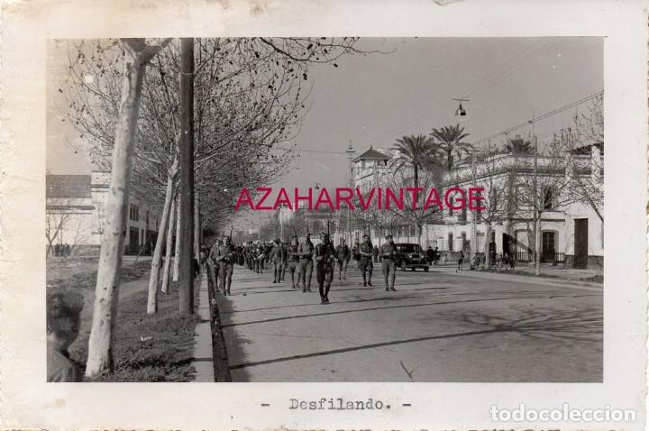 Militaria: A&Ntilde;OS 40, CUARTEL EJERCITO DEL SUR, AUTOMOVILISMO,DESFILE,128X178MM