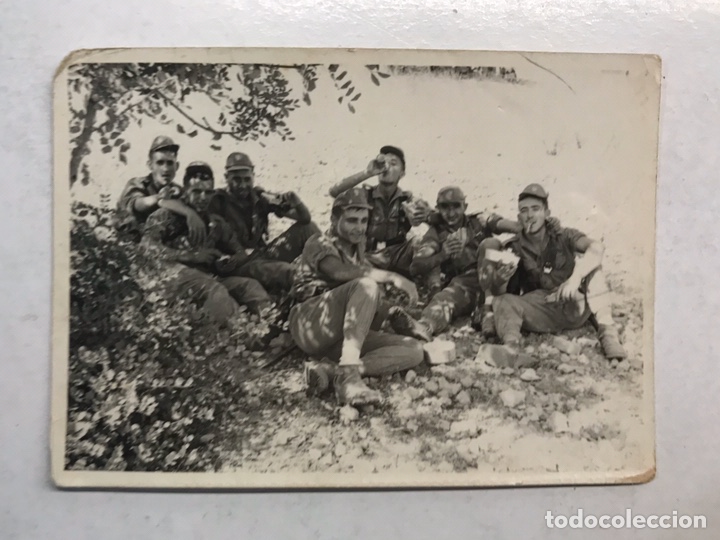 Militaria: MILITAR. Fotograf&iacute;a Original, Historias de la Mili... (h.1960?) Medidas: 10,5 x 7,5 cm.,