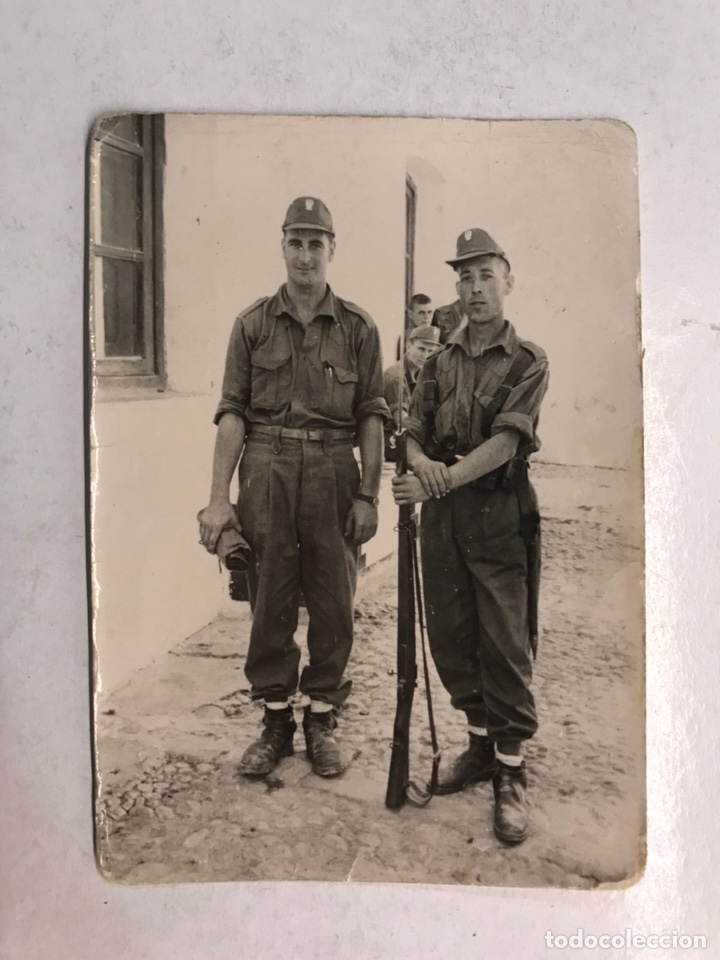 Militaria: MILITAR. Fotograf&iacute;a Original, Historias de la Mili... (h.1960?) Medidas: 10,5 x 7,5 cm.,