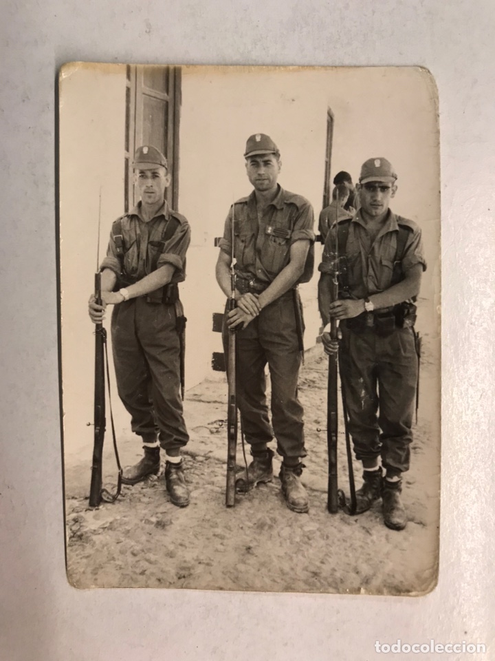 Militaria: MILITAR. Fotograf&iacute;a Original, Historias de la Mili... (h.1960?) Medidas: 10,5 x 7,5 cm.,