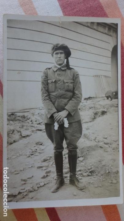 Militaria: ANTIGUA FOTOGRAFIA DE MILITAR. MARRUECOS? A&Ntilde;OS 20??