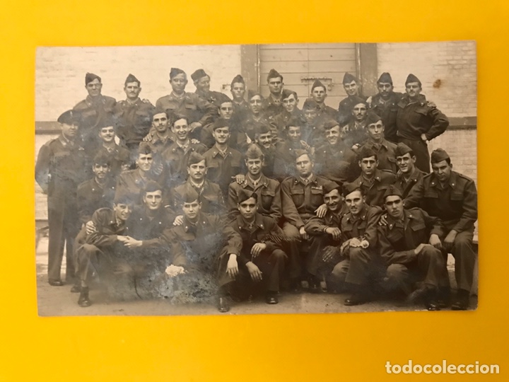 Militaria: FANO (Italia) MILITAR. Grupo del Regimiento. Fotograf&iacute;a para el recuerdo (Octubre de 1948)