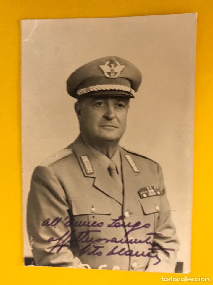 Militaria: MILITAR. Fotograf&iacute;a Militar Italiano del Estado Mayor. Medidas: 14 x 9,5 cm., (h.1950?)