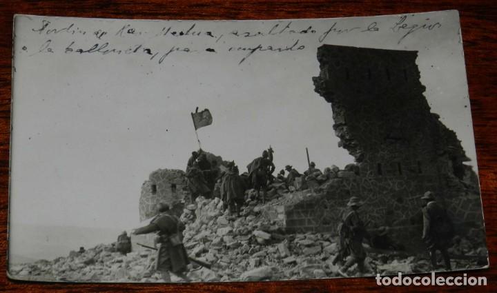 Militaria: FOTOGRAFIA DE EL FORTIN DE RAS MEDINA ASALTADO POR LA LEGION A LA BALLONETA PARA OCUPARLO, A LAS ORD