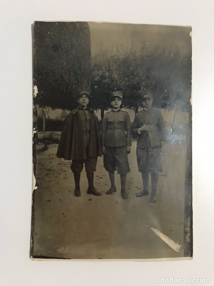 Militaria: MILITAR - ITALIA La Italia Fascista de Benito Mussolini Soldados, fotograf&iacute;a para el recuerdo