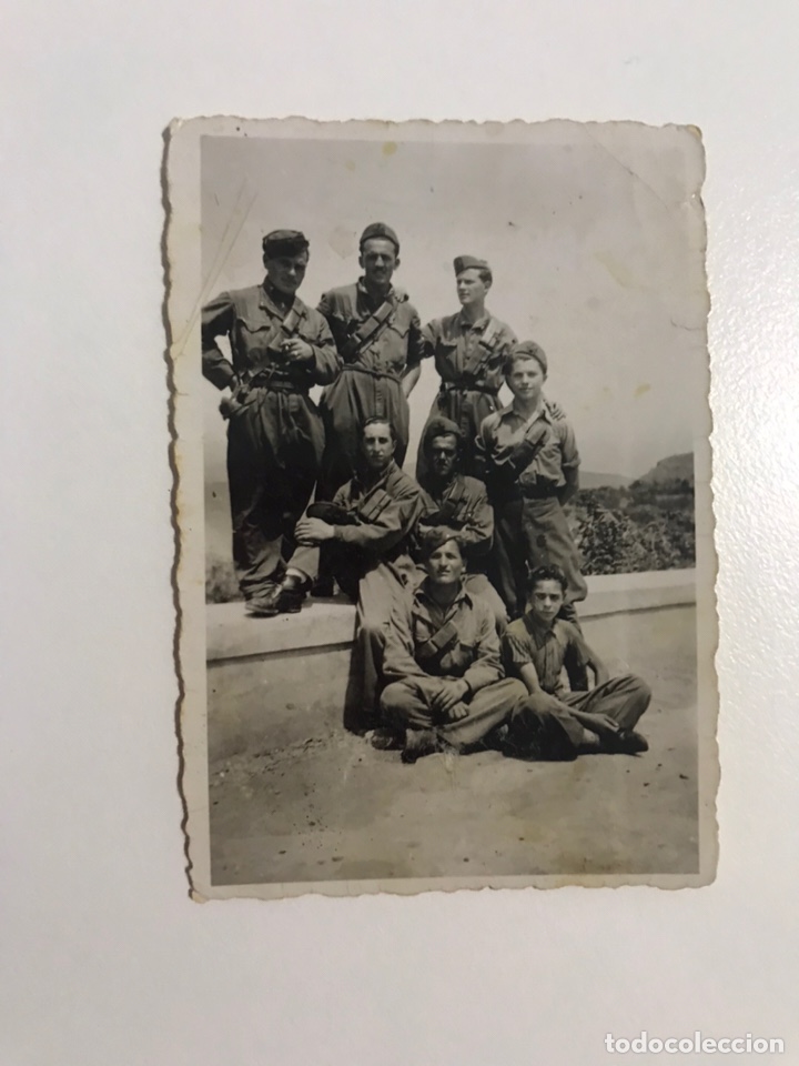 Militaria: MILITAR. Fotograf&iacute;a Soldados italianos (h.1940?)