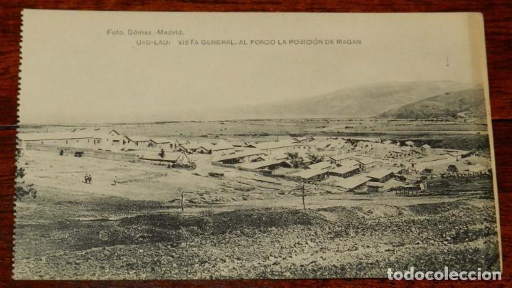 Militaria: ANTIGUA POSTAL DE LA GUERRA DEL RIF (MARRUECOS). UAD LAU, VISTA GENERAL. AL FONDO LA POSICION DE MAG