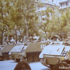 Militaria: FOTOGRAFÍA BLINDADOS M-113 DEL EJÉRCITO ESPAÑOL. DIVISIÓN ACORAZADA BRUNETE. Lote 196985602
