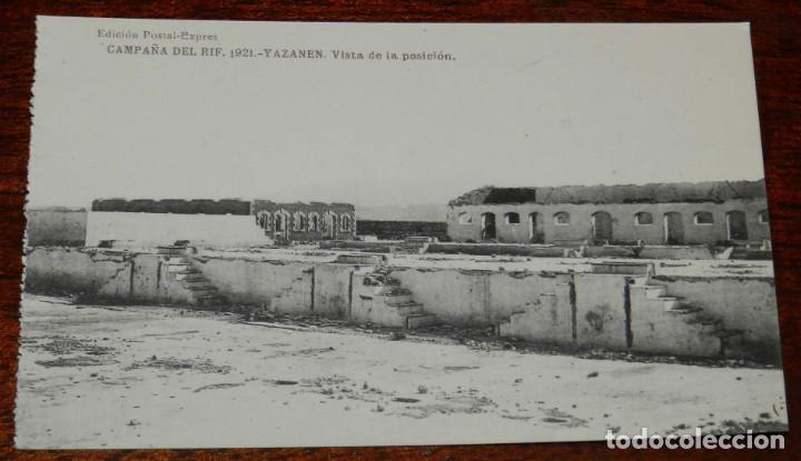 Militaria: POSTAL DE LA CAMPA&Ntilde;A DEL RIF. 1921. YAZANEM. VISTA DE LA POSICION. ED. POSTAL EXPRES. FOTOTIPIA DE H