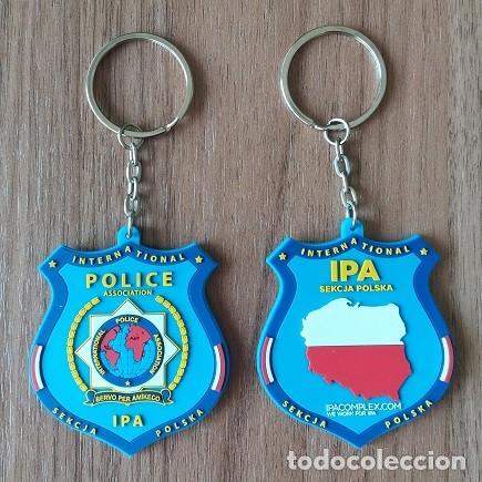 Military Antiques: Un llavero polic&iacute;a IPA International Police Association, Polonia (170)