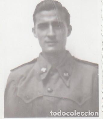Militaria: Fotograf&iacute;a. Retrato de militar del Ejercito Espa&ntilde;ol  A&ntilde;o 1949 sb