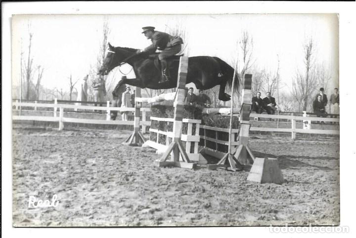 Militaria: AT50- EXTRAORDINARIA FOTOGRAFIA ANTIGUA - CLUB. CAMPO- SALTOS DE MAGNIFICENCE -FOTO DE 1.960