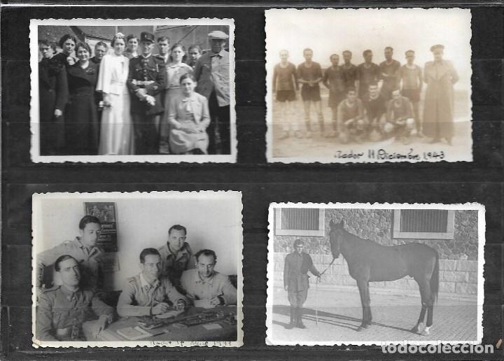 Militaria: AT50- LOTE 4 EXTRAORDINARIAS FOTOGRAFIAS- 4 FOTOGRAFIAS DE MILITARES DE LA GUERA CIVIL ESPA&Ntilde;OLA-