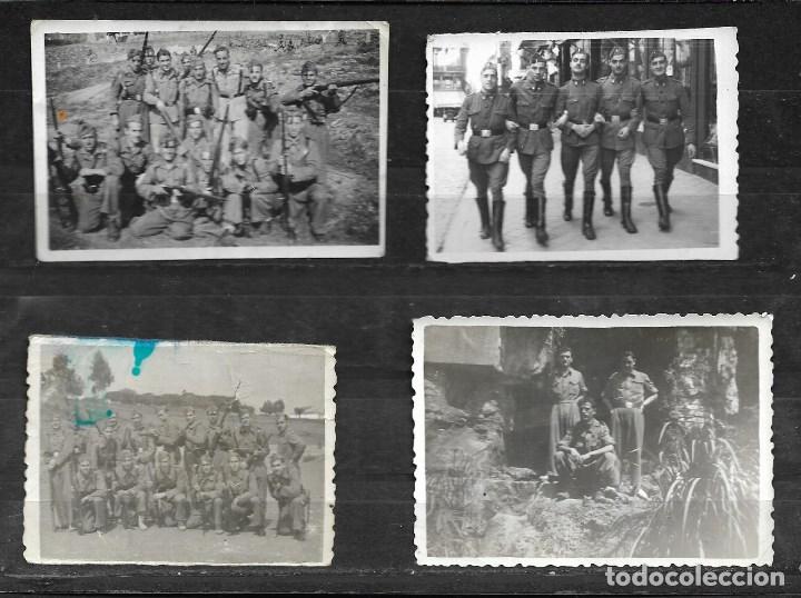 Militaria: AT50- LOTE 4 EXTRAORDINARIAS FOTOGRAFIAS- 4 FOTOGRAFIAS DE MILITARES DE LA GUERA CIVIL ESPA&Ntilde;OLA-