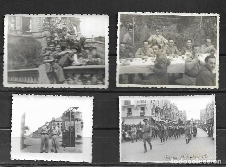 Militaria: AT50- LOTE 4 EXTRAORDINARIAS FOTOGRAFIAS- 4 FOTOGRAFIAS DE MILITARES DE LA GUERA CIVIL ESPA&Ntilde;OLA-