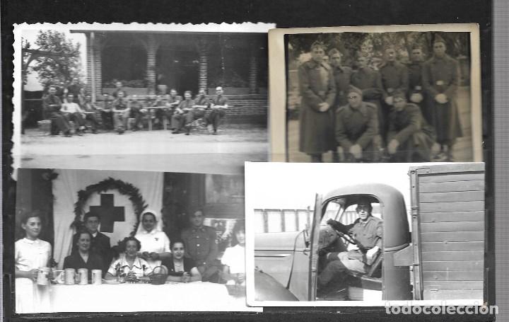 Militaria: AT50- LOTE 4 EXTRAORDINARIAS FOTOGRAFIAS- 4 FOTOGRAFIAS DE MILITARES DE LA GUERA CIVIL ESPA&Ntilde;OLA-