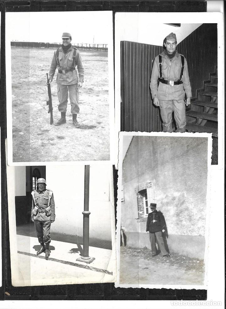 Militaria: AT50- LOTE 4 EXTRAORDINARIAS FOTOGRAFIAS- 4 FOTOGRAFIAS DE MILITARES DE LA GUERA CIVIL ESPA&Ntilde;OLA-