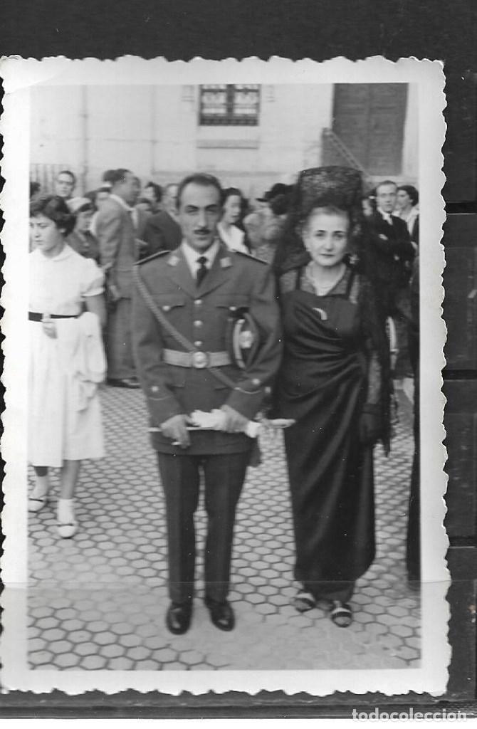 Militaria: AT50-  EXTRAORDINARIA  FOTOGRAFIA- MILITAR DE ALTO MANDO Y SU ESPOSA