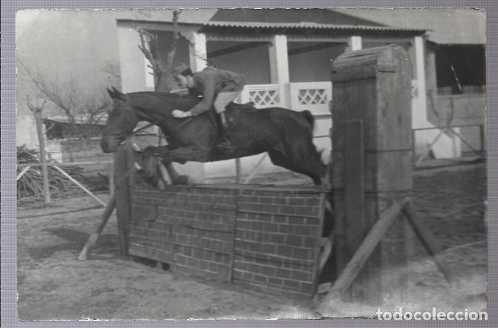 Militaria: AT50-EXTRAORDINARIA FOTOGRAFIA DE - ESCUELA DE EQUITACOION -CACHARRERO - 8 - 2 - 1.950