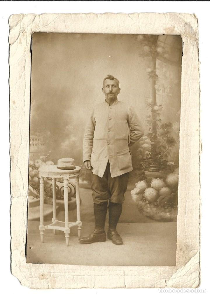 Militaria: AT50-EXTRAORDINARIA FOTOGRAFIA DE - MILITAR FRANCES  - FOTO  -D'ART - STUDIO MAURICE