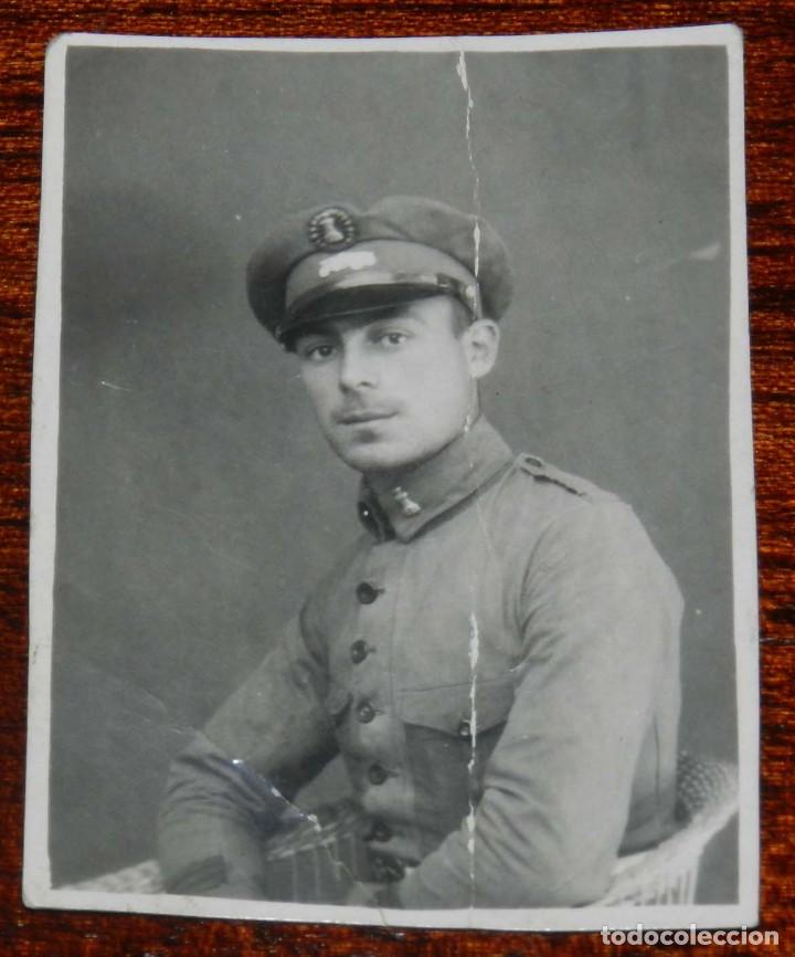 Militaria: FOTOGRAFIA DE MILITAR DE INGENIEROS EPOCA DE LA REPUB-LICA, MIDE 6,2 X 4,7 CMS.