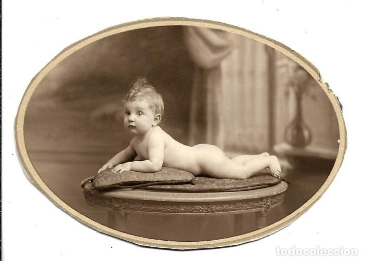 Militaria: AT50- EXTRAORDINARIA FOTOGRAFIA ANTIGUA-  DE UNA NI&Ntilde;A -FOTO- - - - - -