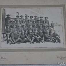Militaria: FOTOGRAFIA ORIGINAL COMPAÑIA DEL EJERCITO ESPAÑOL P.STURLA 1925