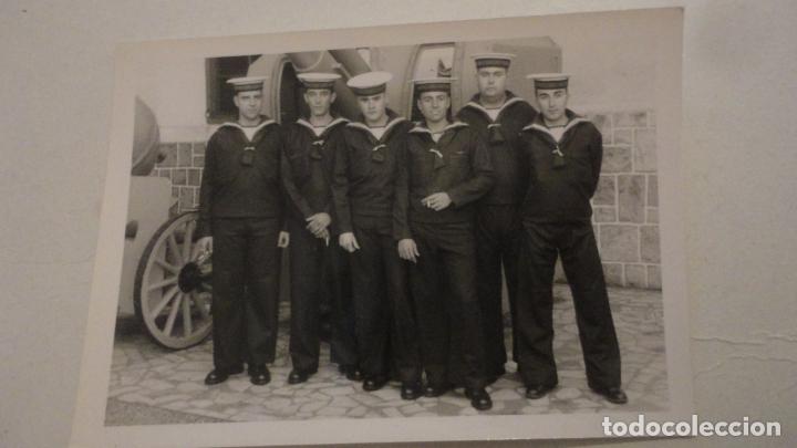 Militaria: ANTIGUA FOTOGRAFIA.MILITARES DE MARINA.ACADEMIA? INSTRUCCION CARTAGENA.A&Ntilde;OS 60