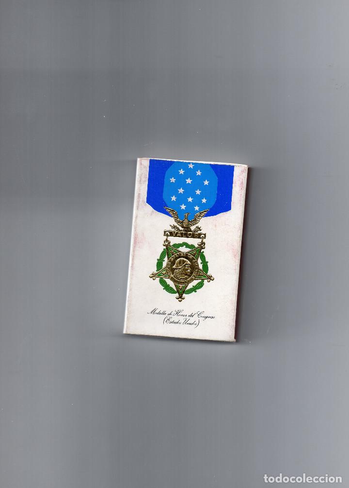 Militaria: &iexcl;&iexcl;FAST&Aacute;STICA CAJA DE CERILLAS EN RELIEVE Y CON DORADOS MEDALLA DE HONOR DEL CONGRESO USA!!