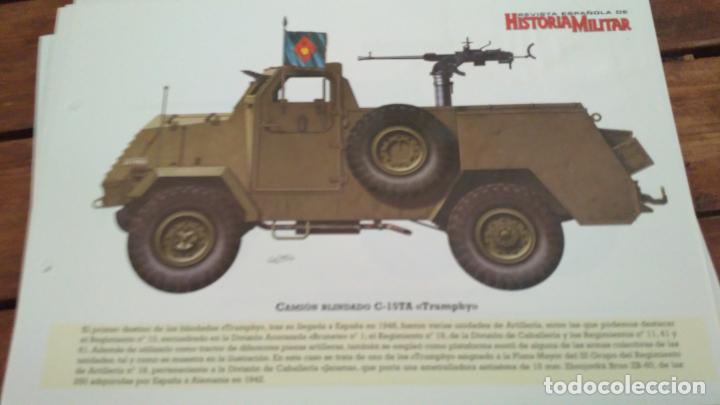 Militaria: LAMINA FICHA MILITAR CAMION BLINDADO C-15TA TRUMPHY