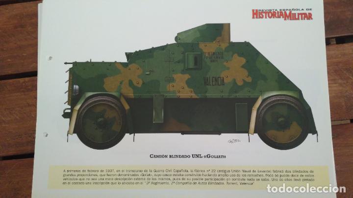 Militaria: LAMINA FICHA MILITAR CAMION BLINDADO UNL GOLIAT