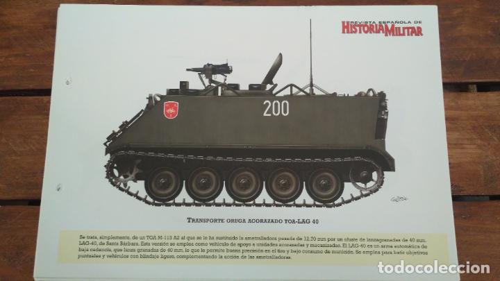 Militaria: LAMINA FICHA MILITAR TRANSPORTE ORUGA ACORAZADO TOOA-LAG 40